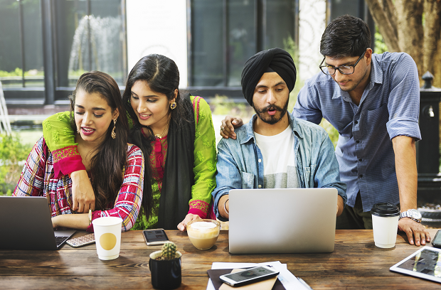 Indian Students getting assistance